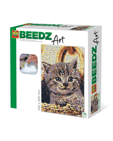 Set margele de calcat Beedz Art - Pisica