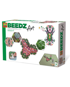 Set margele de calcat Beedz Art - Botanica cu placi hexagonale