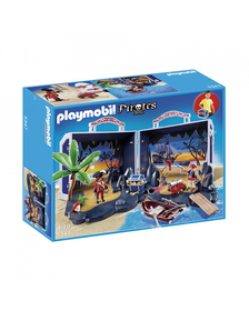 Joc Playmobil - Set mobil insula piratilor