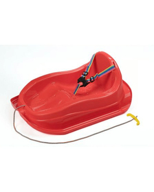 Sanie bob Marmat baby cu centura de siguranta, rosu