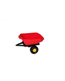 Remorca pentru tractor cu pedale, rosu