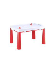 Masuta de joaca 2 in 1 si joc Hockey, rosu