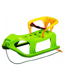 Sanie Marmat Snow Star, verde cu spatar galben, 6593