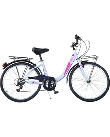 Bicicleta Dino Bikes 26" City Summertime alb