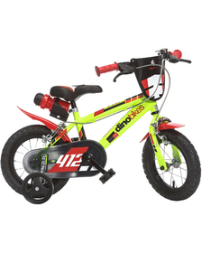 Bicicleta copii Dino Bikes 12" 412 galben