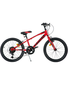 Bicicleta copii Dino Bikes 20" MTB baieti, Sport, rosu, cu 6 viteze