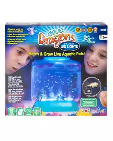 Set educativ STEM - AQUA DRAGONS    Habitat Lumea subacvatica - acvariu Deluxe cu LED-uri