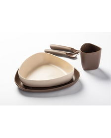Set de masa Prima Pappa, eKoala, BIOplastic, Brown