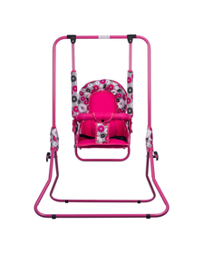 Leagan pentru copii, Top Kids, pentru interior si exterior, Pink Flowers