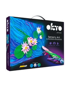 Set pictura 3D cu argila usoara, 30*40cm - Water Lilies