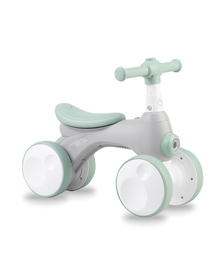 Bicicleta cu lumini, sunet si difuzor de balonase, Momi Tobis - Grey