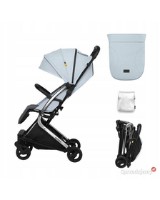 Carucior sport pliabil Skiddou Mikkeli Sky high, ultracompact pentru calatorii, Bleu