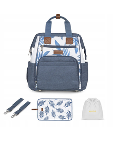 Rucsac multifunctional mamici Astrid, Skiddou, Denim, Bleumarin