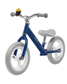 Bicicleta fara pedale Nils, Skiddou, Denim, Bleumarin