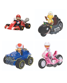 Super Mario Bros Movie - Figurina cu Kart, 6cm, diverse modele