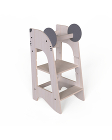 Turn de invatare MamaToyz Learning Tower din MDF, Soricel