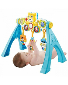 Jucarie interactiva bebelusi muzicala BO Jungle 6 in 1 cu zornaitori detasabile
