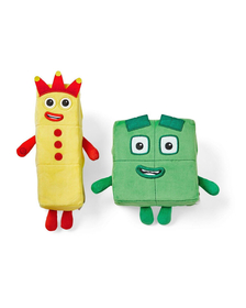 Set mascote din plus Numberblocks - Trei & Patru