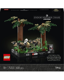 LEGO STAR WARS DIORAMA DE URMARIRE CU SPEEDERUL PE ENDOR 75353