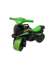 Motocicleta Ride-on de curse Doloni cu sunete si lumini, negru cu verde