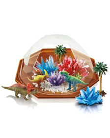 Set experimente de crescut Cristale, terariu cu Dinozauri
