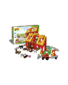 Joc de construit Unico Country Farm 126 piese Hausmann