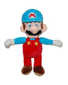 Jucarie din plus Mario cu sapca bleu, 30 cm