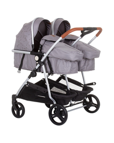 Carucior gemeni Chipolino Duo Smart 2 in 1 graphite