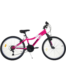 Bicicleta Dino Bikes 24 MTB femei Ring roz