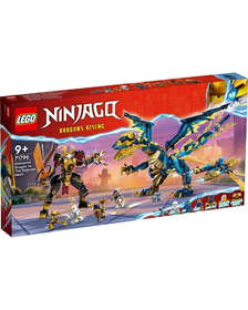 LEGO NINJAGO DRAGONUL STIHIE VS ROBOTUL IMPARATESEI 71796