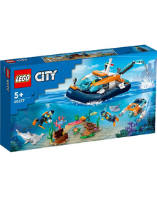 LEGO CITY BARCA PENTRU SCUFUNDARI DE EXPLORARE 60377