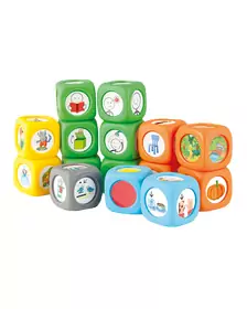 Set 15 Cuburi cu povesti Story Cubes cu ghid pedagogic si suport audio in limba romana