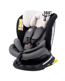 Scaun Auto Tweety Plus DELUXE BUF BOOF MandaraGrey cu Isofix rotativ 360 grade 0 36 kg