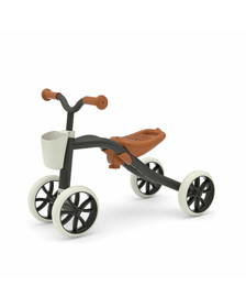 Tricicleta usoara RideOn Quadie 2, Cu sa reglabila, Cu cos pentru depozitare, Cu mic compartiment in sa, 2.6 Kg, Pentru 1 - 3 ani, Chillafish, Black