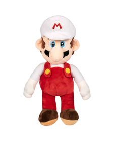 Jucarie din plus Mario Fire (sapca alba), 36 cm