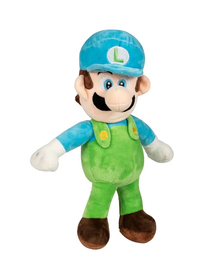Jucarie din plus Luigi Ice (sapca bleu), Super Mario, 38 cm
