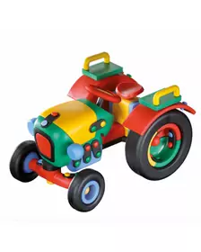 Jucarie de construit mic-o-mic 3D Tractor 089.071, 16.5 cm