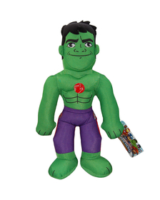 Jucarie din material textil cu sunete Hulk, Marvel Super Hero, 38 cm