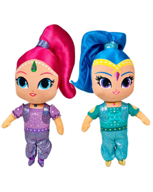 Set 2 jucarii din plus si material textil Shimmer & Shine 30 cm