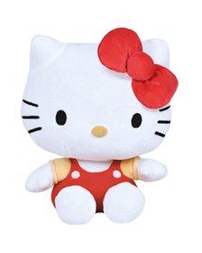 Jucarie din plus Hello Kitty Icon, Rosu, 22 cm
