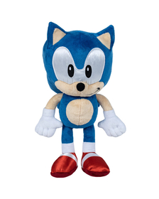 Jucarie din plus Sonic Hedgehog cu pantofi satinati, 28 cm