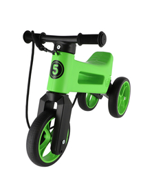 Bicicleta fara pedale Funny Wheels Rider SuperSport 2 in 1 Green Apple