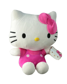 Jucarie din plus Hello Kitty Icon, Roz, 22 cm