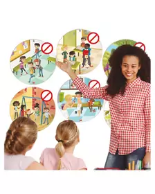 Set 6 postere educative Anti-bullying pentru gradinita si scoala