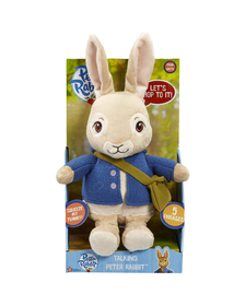 Jucarie din plus cu sunete Peter Rabbit, 27 cm