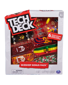 TECH DECK PACHET 6 PIESE CU ACCESORII FINGERBOARD SK8MAFIA