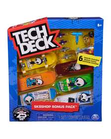 TECH DECK PACHET 6 PIESE CU ACCESORII FINGERBOARD BLIND