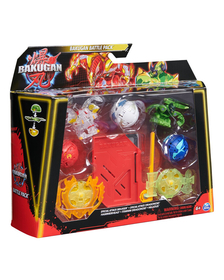 BAKUGAN SET DE LUPTA BRUISER, DRAGONOID, HAMMERHEAD, TITANIUM DRAGONOID SI NILLIOUS