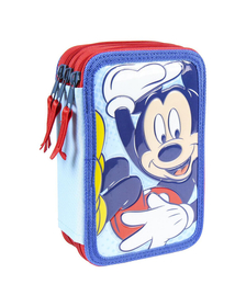 Penar echipat Mickey Mouse cu 3 compartimente, 43 piese