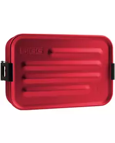 Cutie din aluminiu pentru alimente Plus Red, S